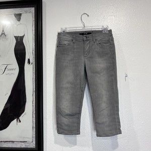 Joe's Jeans Skinny Ankle Stretch Denim Gray Modern Repurposed Women's View Image